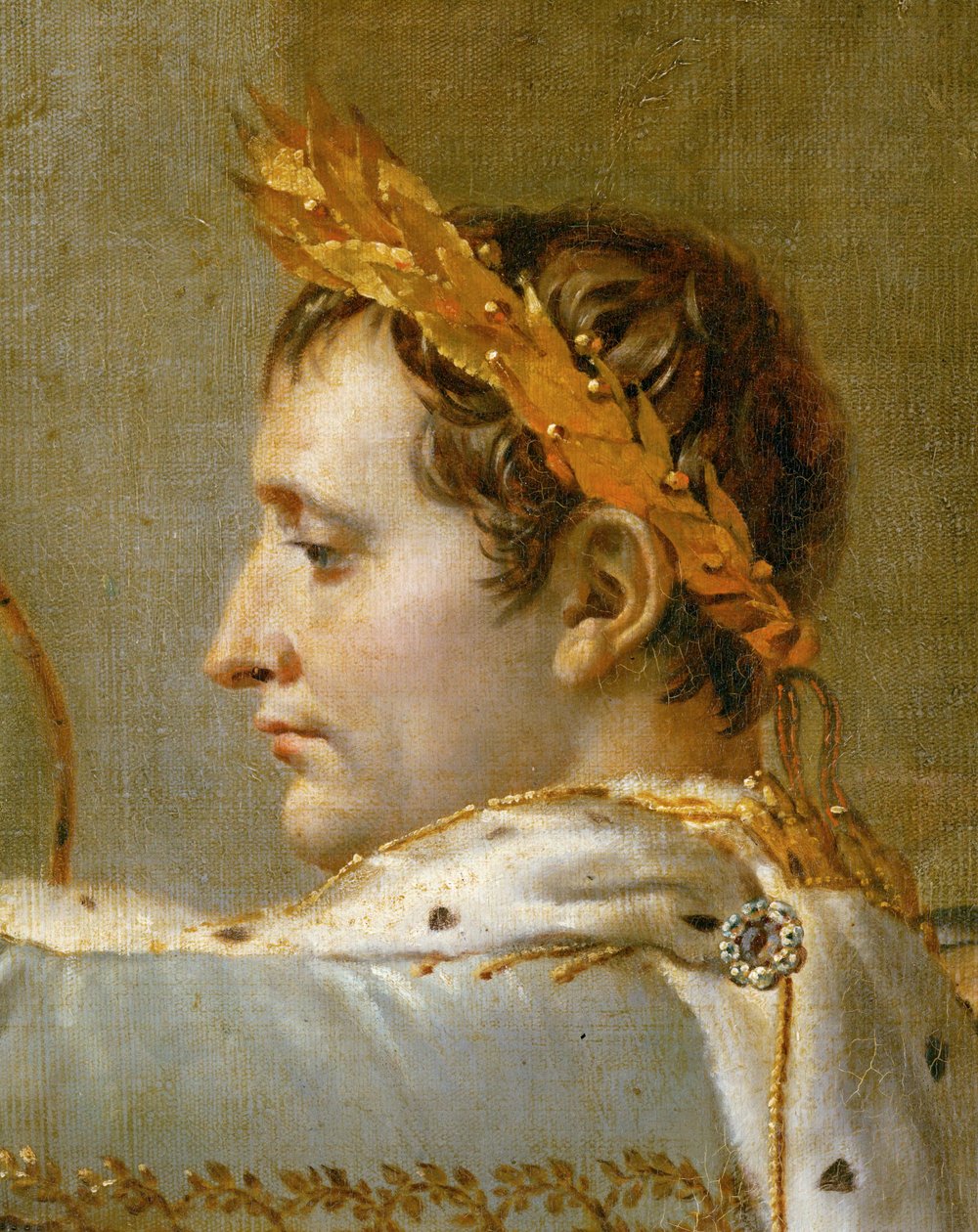 A coroação de Napoleão em Notre-Dame ... de Jacques Louis David