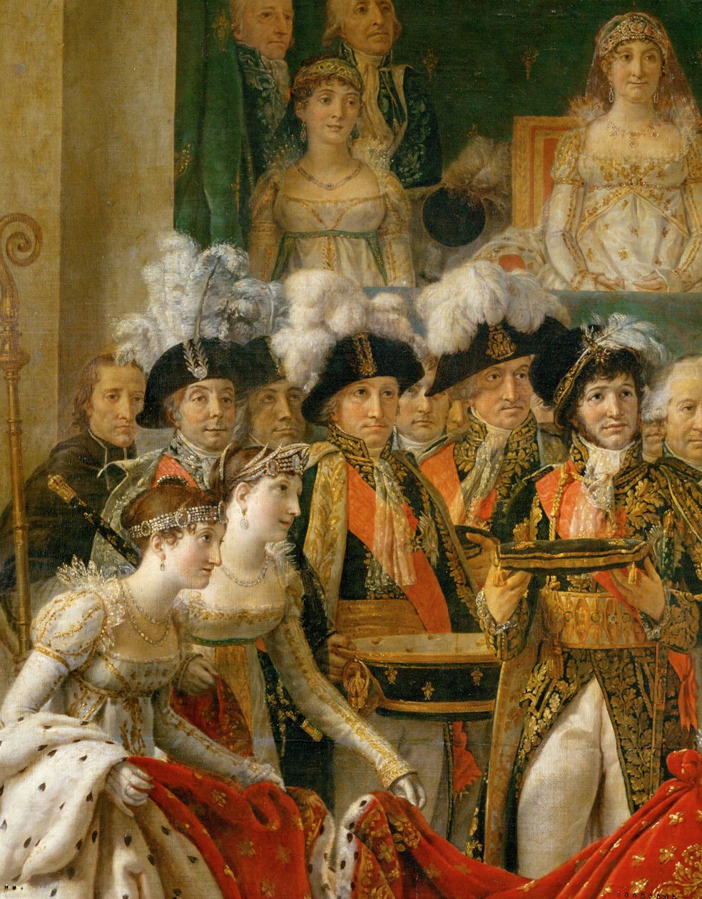 A coroação de Napoleão em Notre-Dame ... de Jacques Louis David