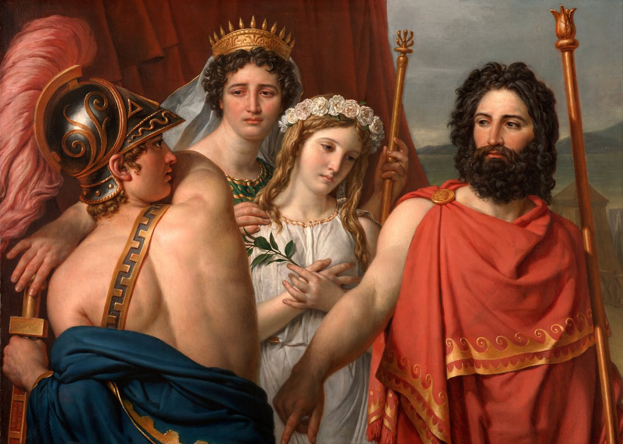 A raiva de Aquiles de Jacques Louis David