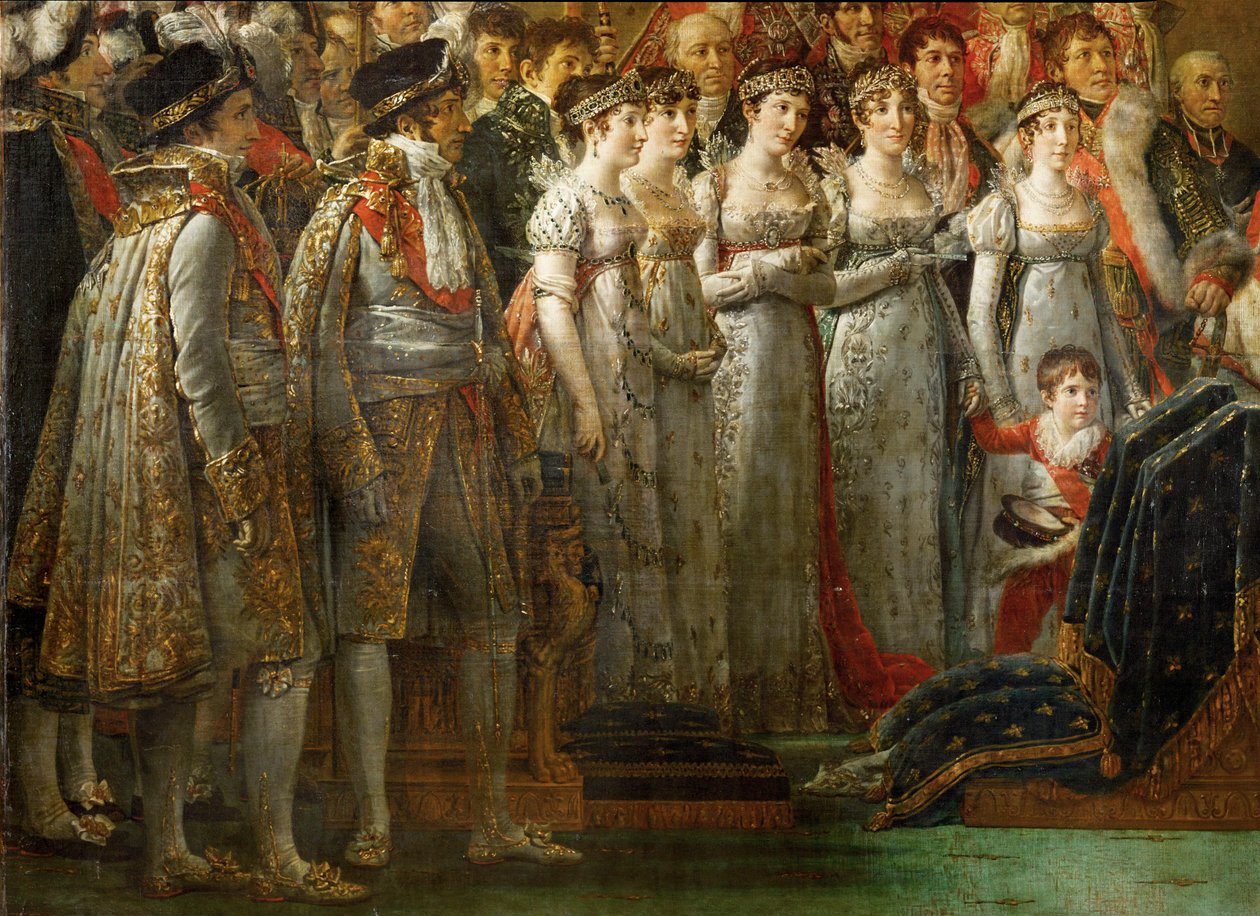 A coroação do imperador Napoleão I Bonaparte ... de Jacques Louis David