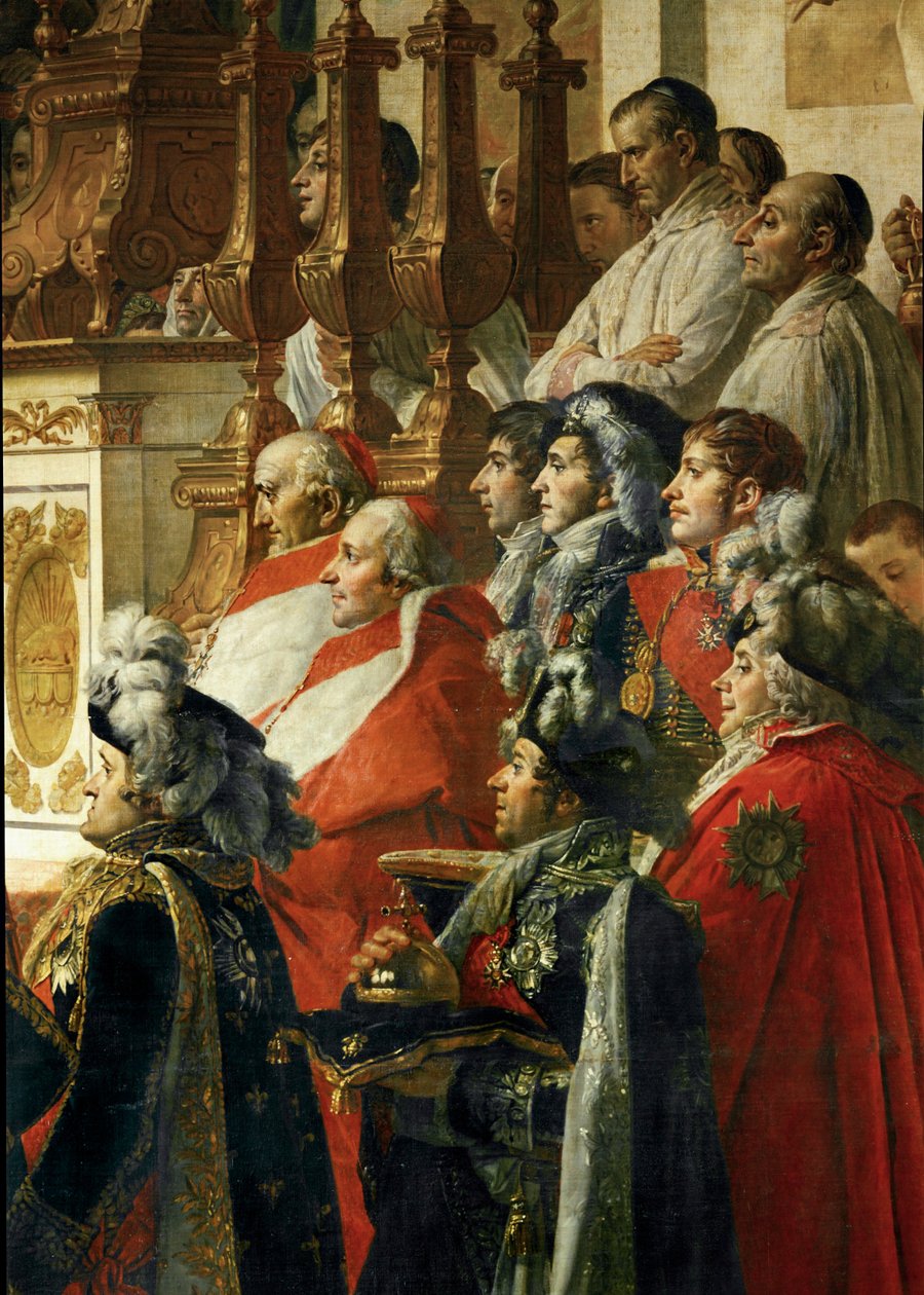 A coroação do imperador Napoleão I Bonaparte ... de Jacques Louis David