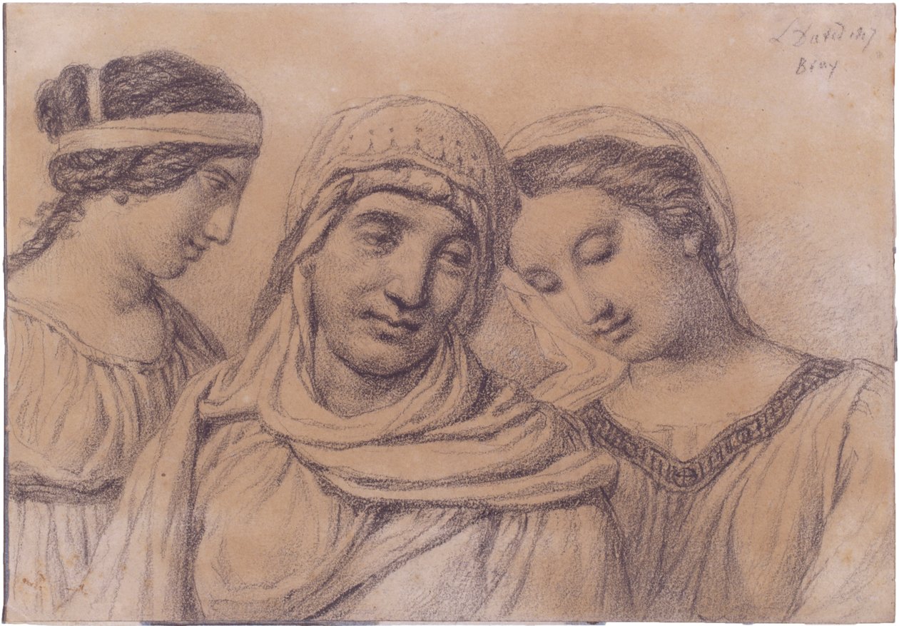 Três mulheres de Jacques Louis David