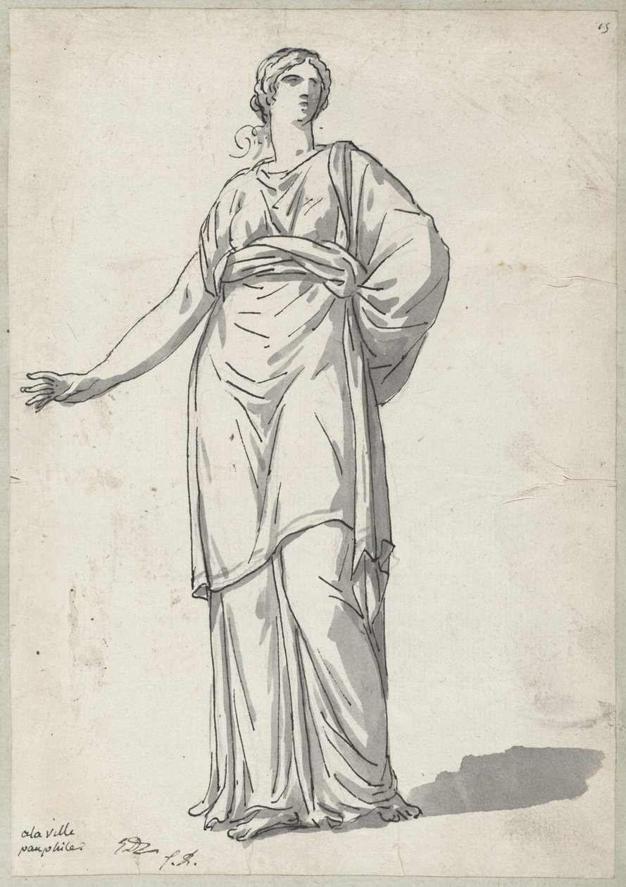 Mulher da Villa Pamphili de Jacques Louis David