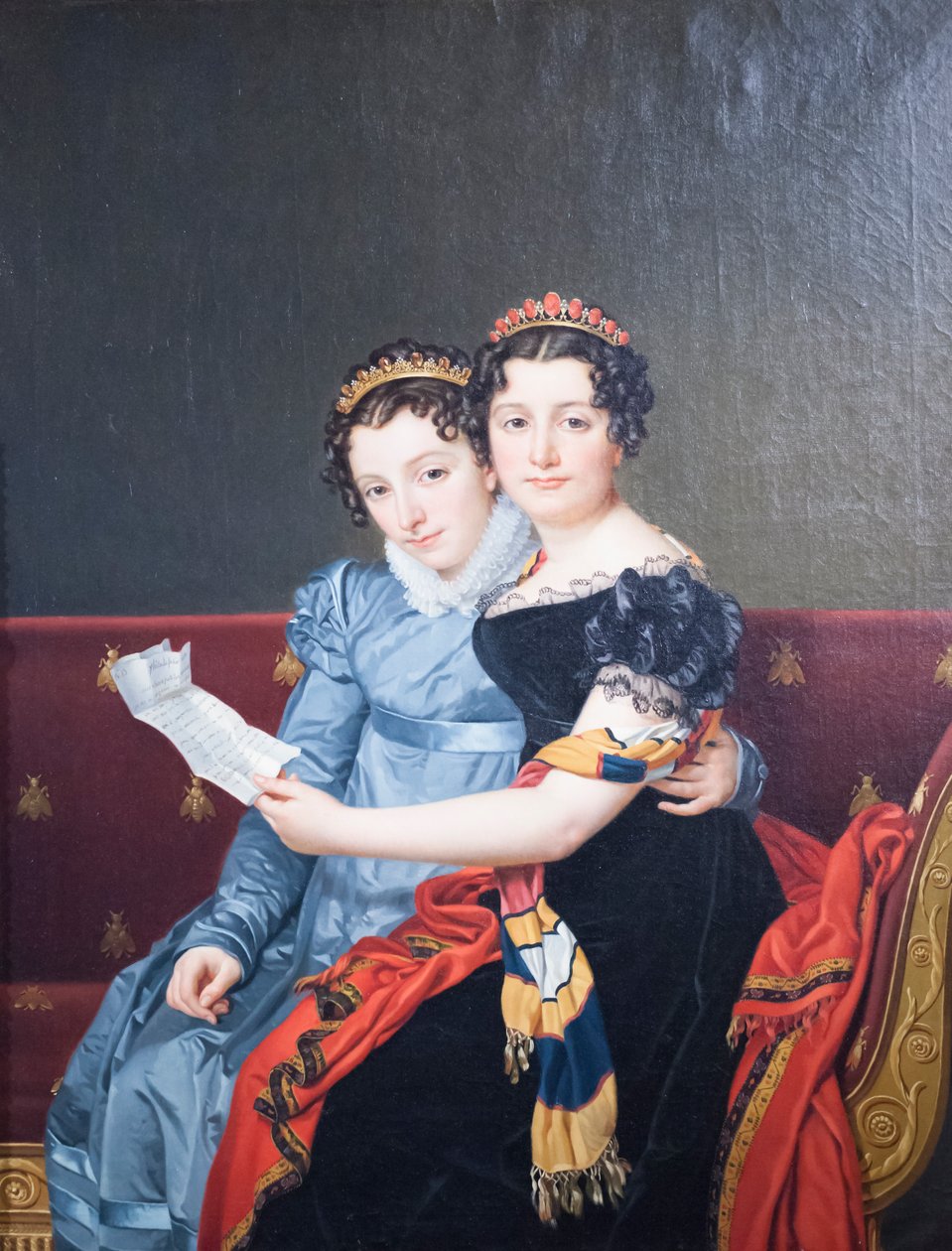 Zenaide e Charlotte Bonaparte de Jacques Louis David