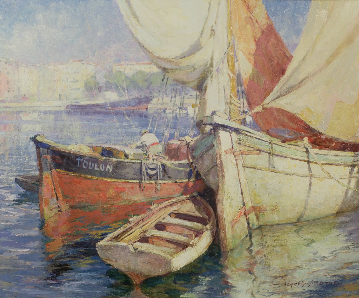 Tartane a Quai, Porto de Nice de Jacques Madyol