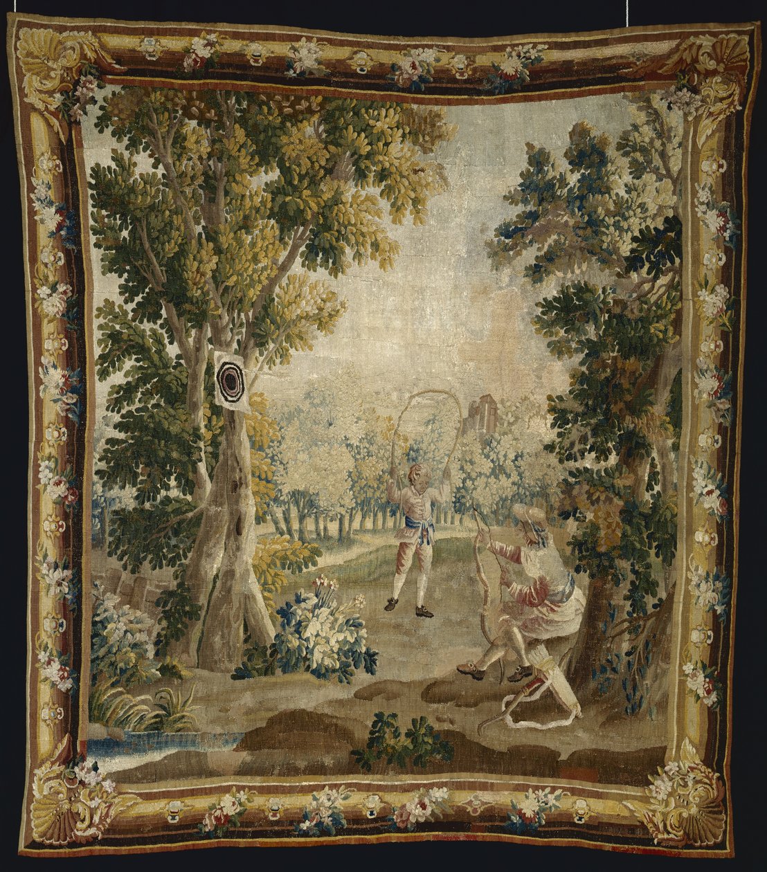 Tiro com arco, de Diversões Champêtres de Jacques Nicolas Julliard