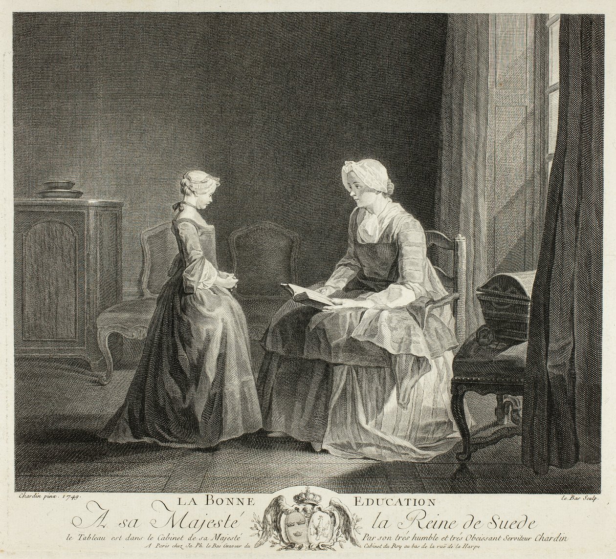 A boa educação de Jacques Philippe Le Bas
