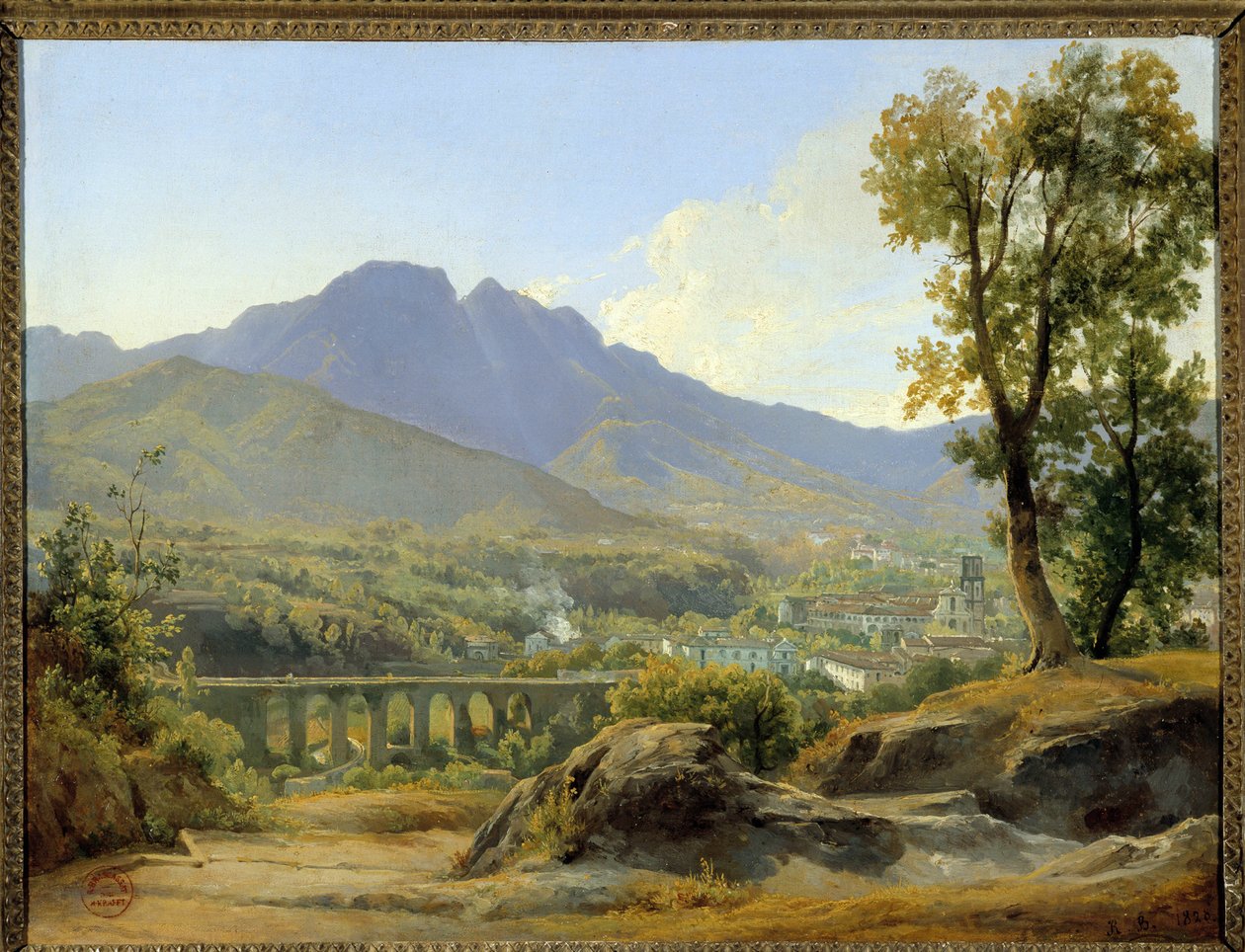 Paisagem, Vista de Villa Cava de Jacques Raymond Brascassat