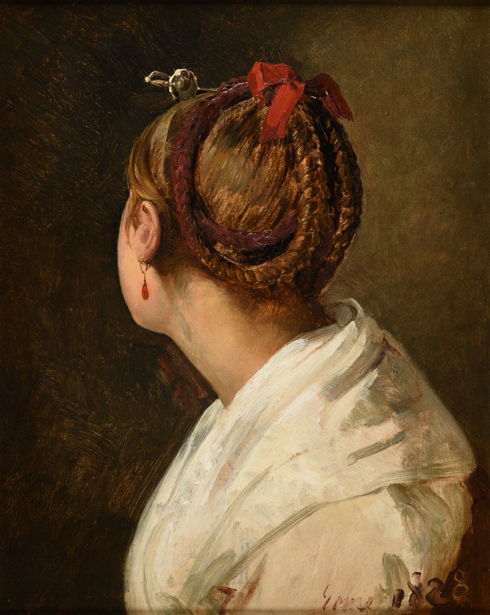Jovem cabeça romana de Jacques Raymond Brascassat