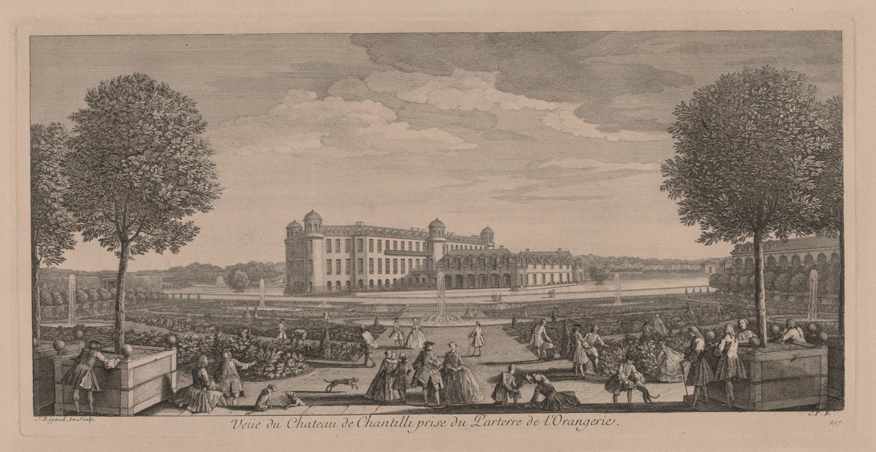 Castelo Chantilly de Jacques Rigaud
