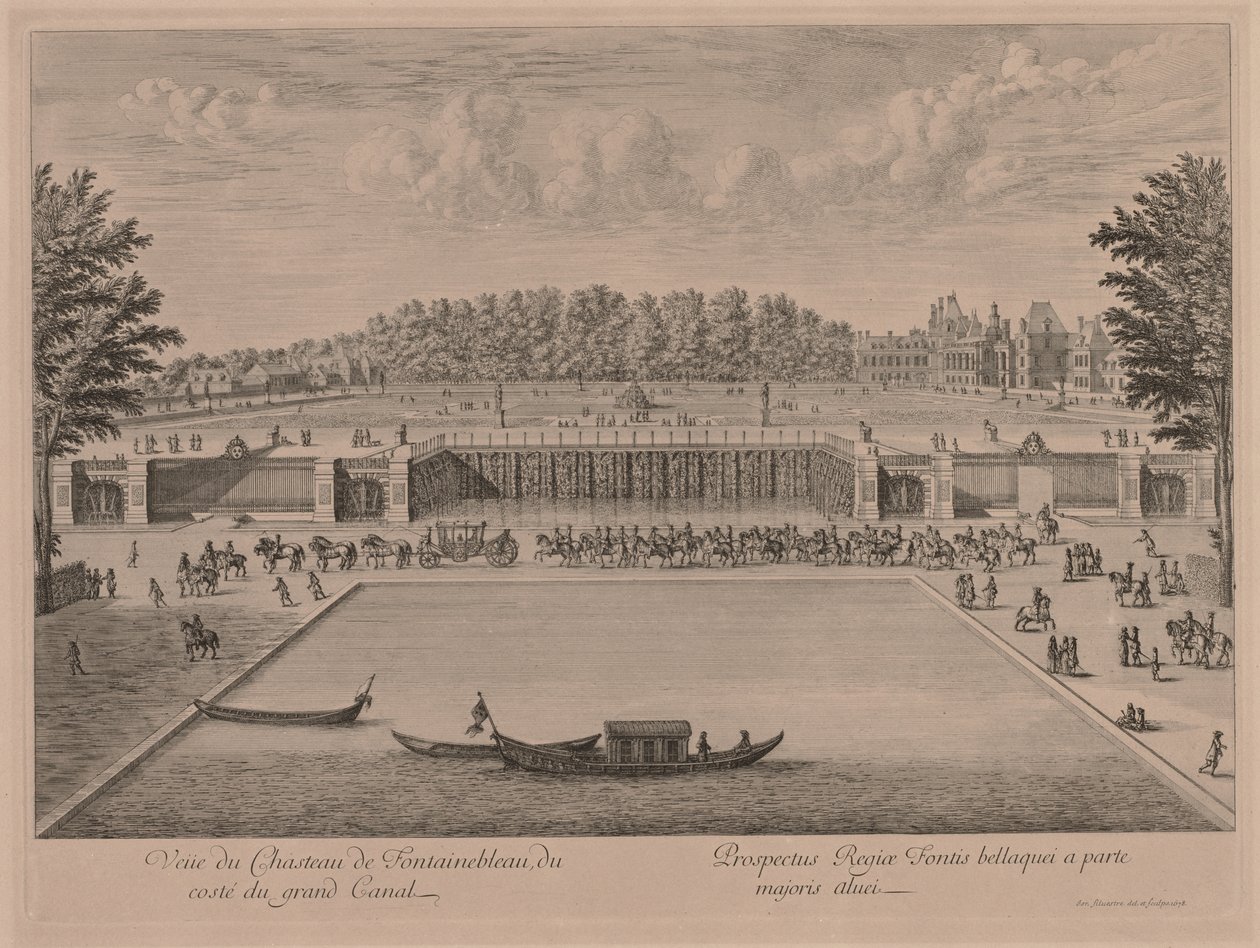 Chateau Fontainebleau do Grande Canal de Jacques Rigaud
