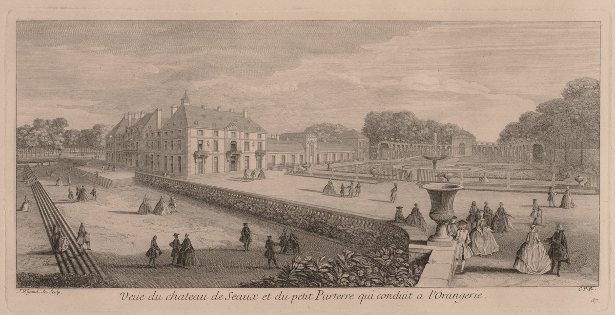 Castelo e jardim de Seaux. de Jacques Rigaud
