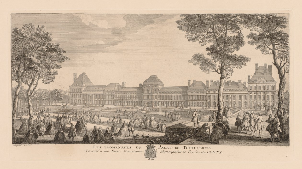 Passeios do Palais des Tuileries de Jacques Rigaud