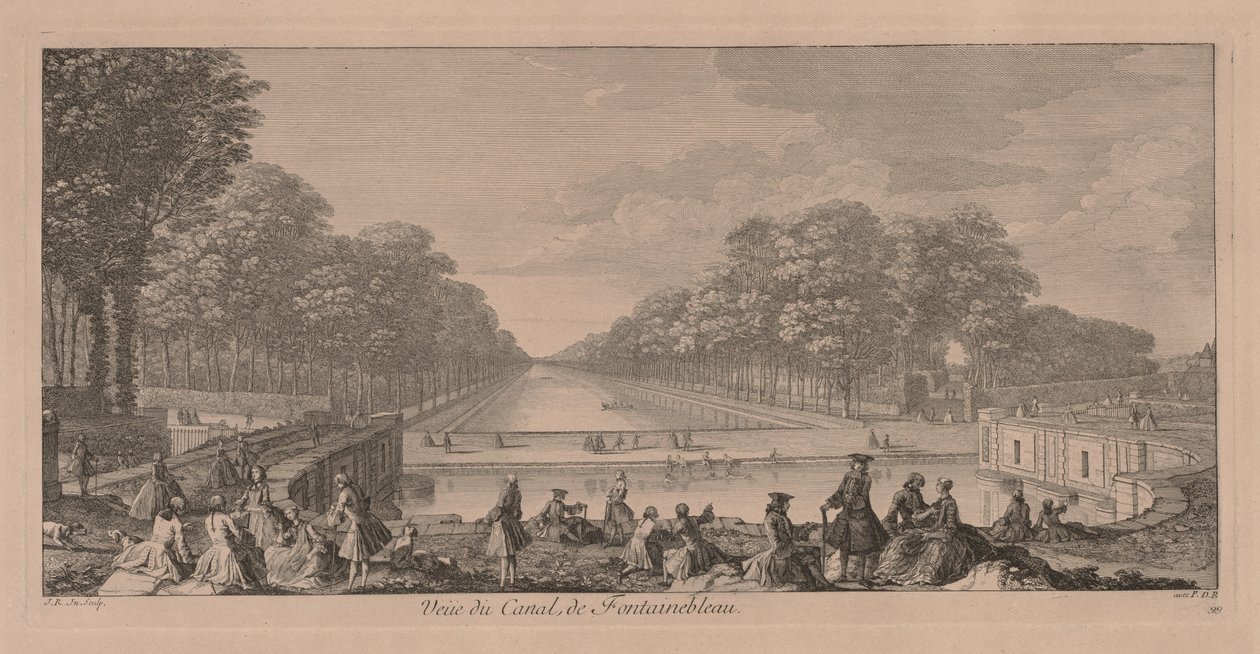 O canal em fontainebleau. de Jacques Rigaud