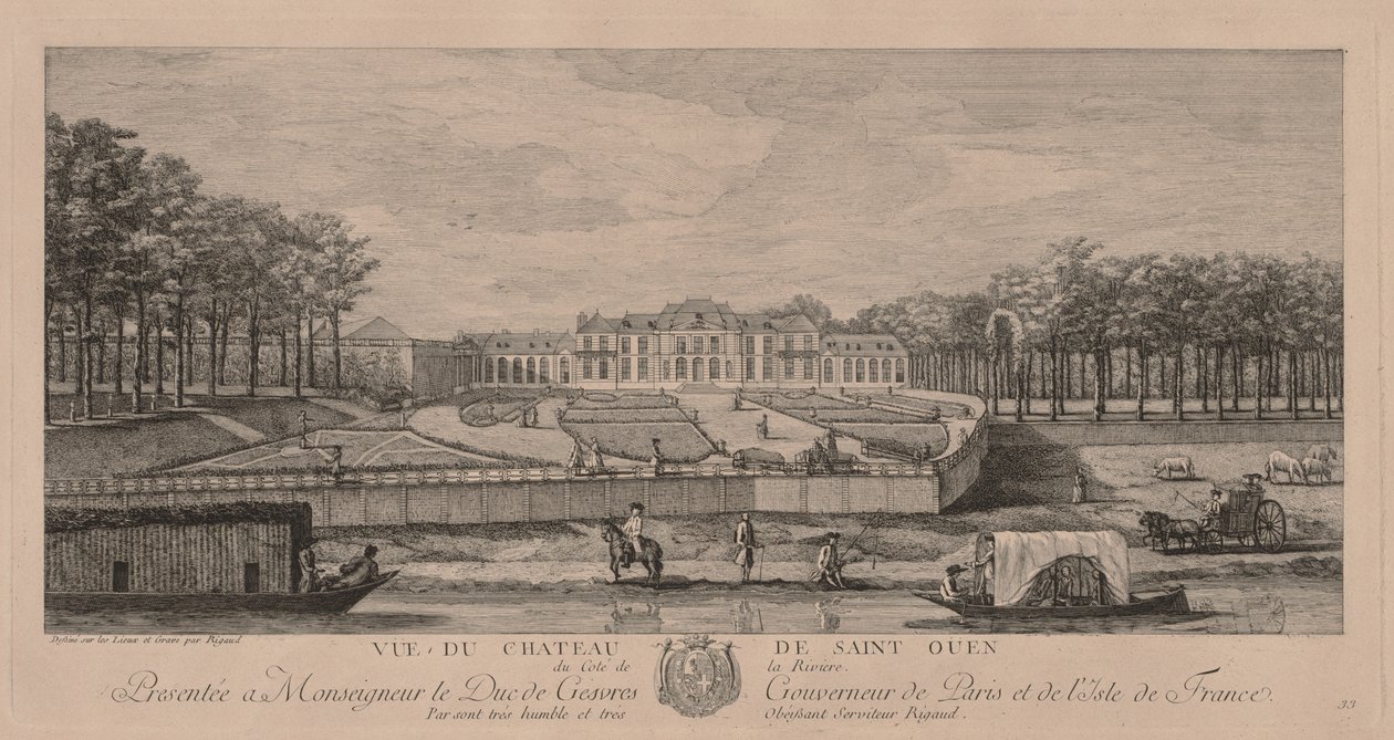 O castelo de Saint Ouen de Jacques Rigaud