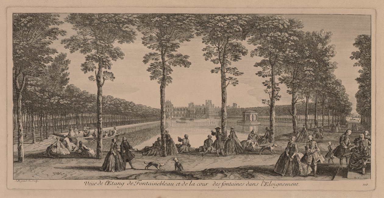 A piscina de Fontainebleau de Jacques Rigaud