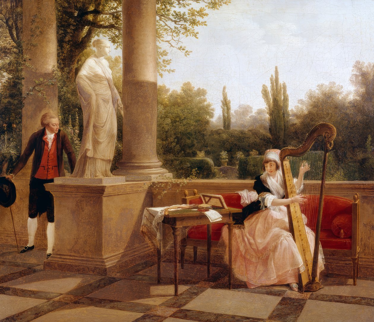Cena da vida romana de Jacques Sablet