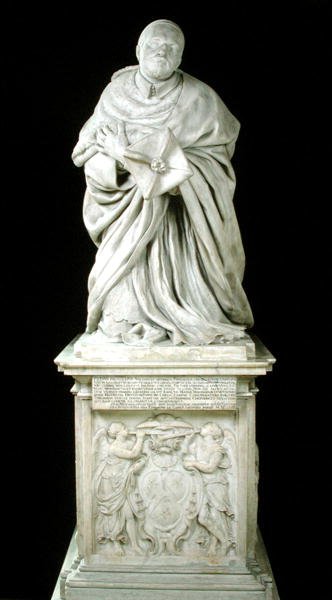 Monumento ao Cardeal Pierre de Berulle (1575-1629) da Capela das Carmelitas em Paris de Jacques Sarazin