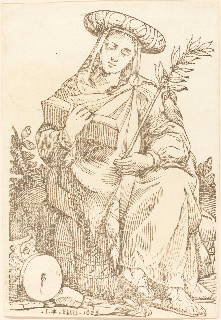 Sibila da Líbia de Jacques Stella