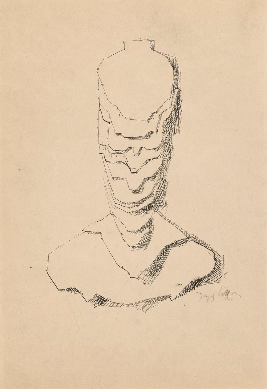 Construção abstrata (Baudelaire) de Jacques Villon