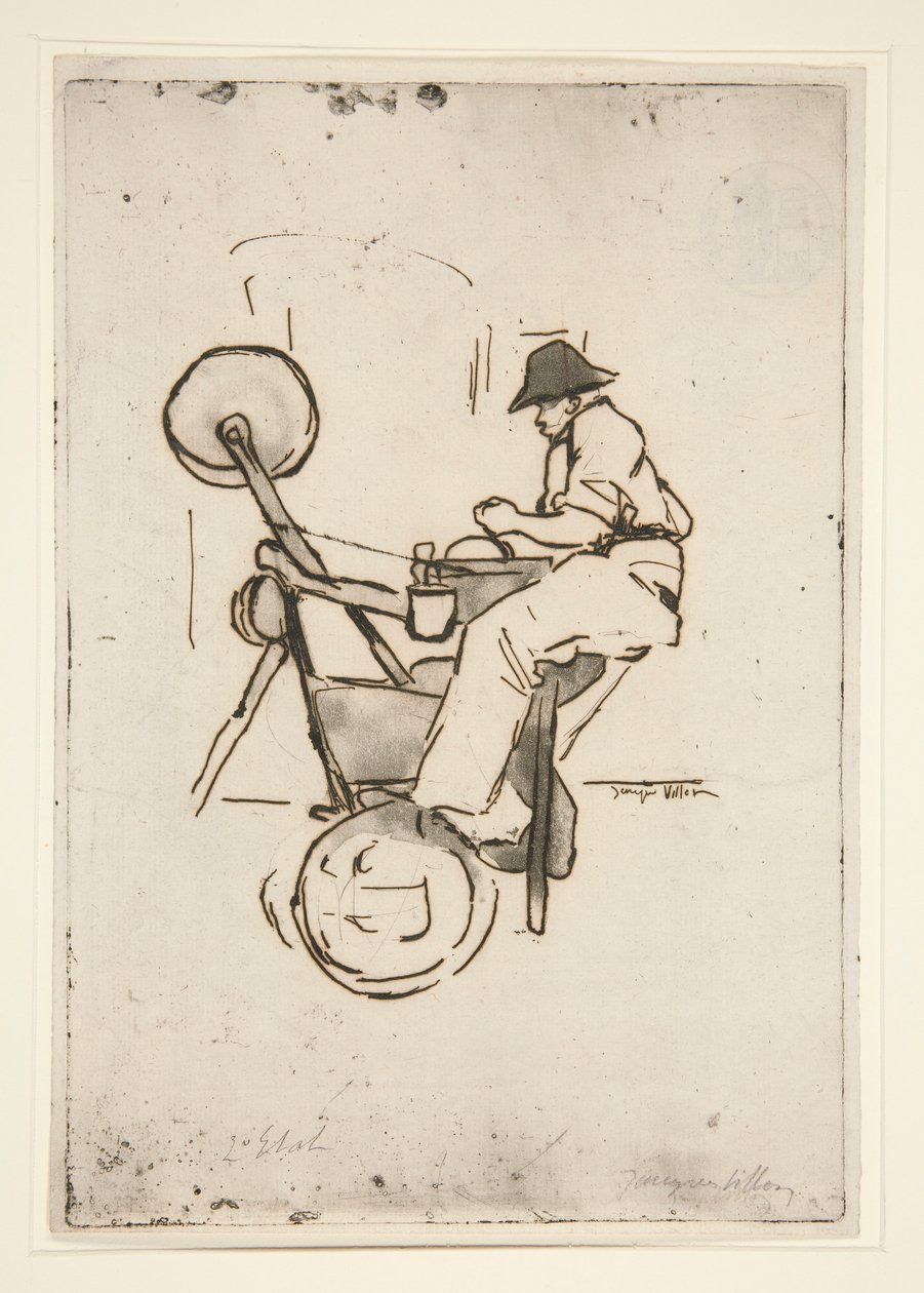 O Facas-Grinder de Jacques Villon