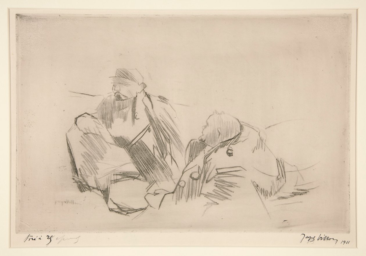Os territoriais (os funcionários do conselho local) de Jacques Villon