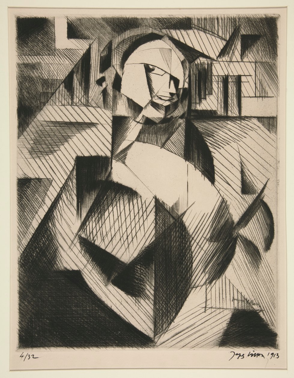 Retrato de de Jacques Villon