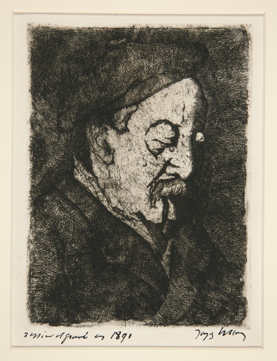 Retrato do Pintor-Printmaker Emile Nicolle (Retrato do Pintor-Printmaker Emile Nicolle) de Jacques Villon