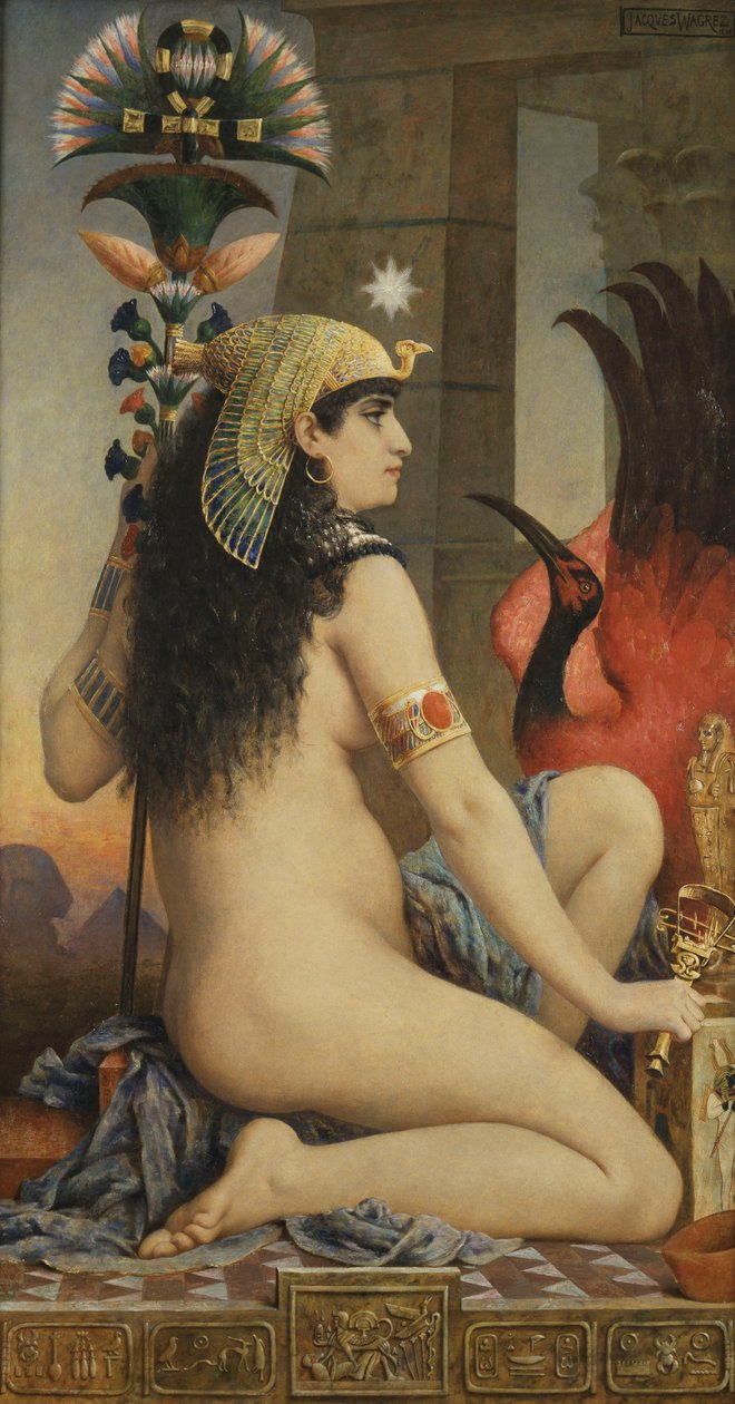 Mulher egípcia, 1875 de Jacques Wagrez