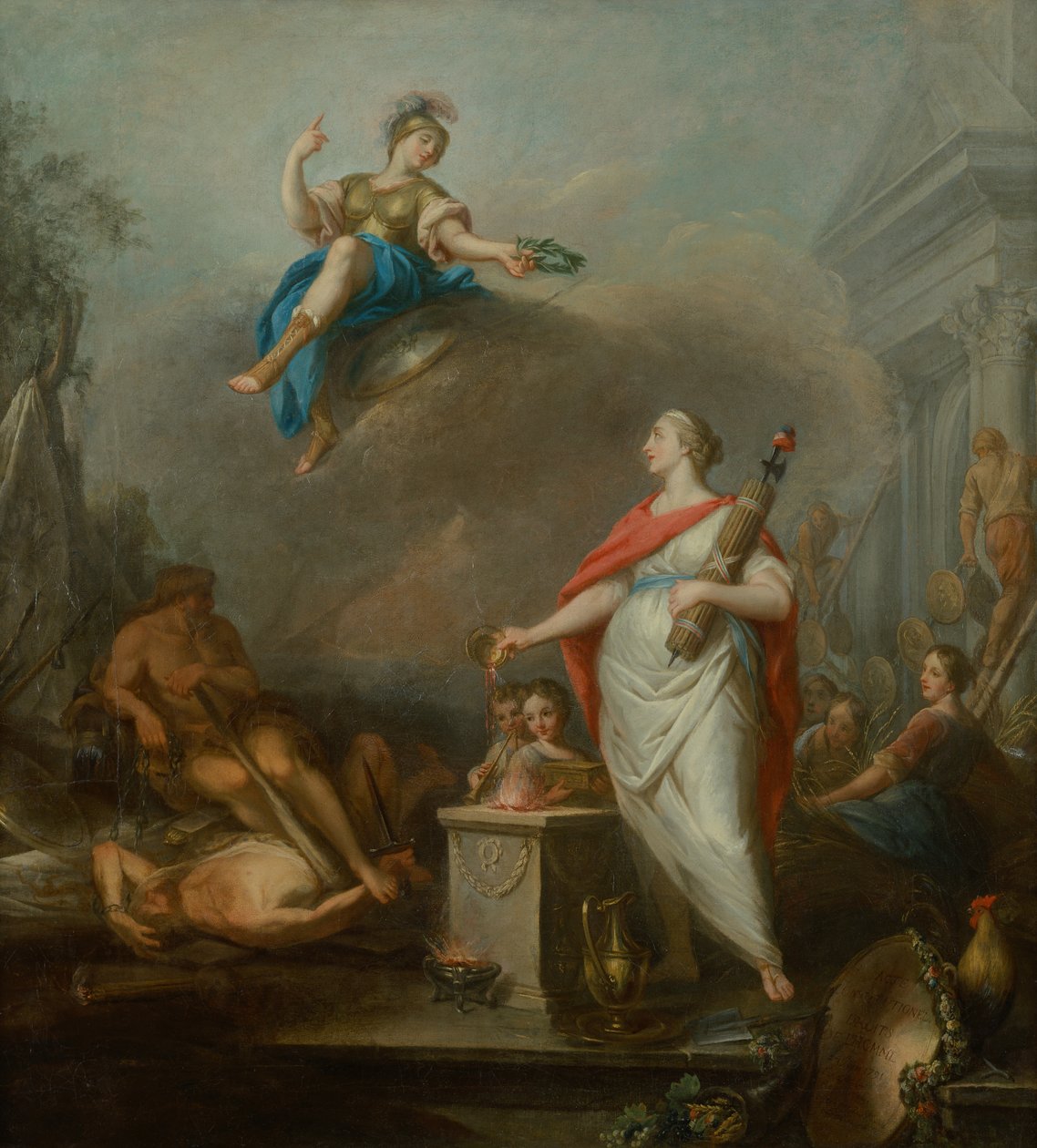 Alegoria da Revolução de 1789 de Jacques Wilbaut