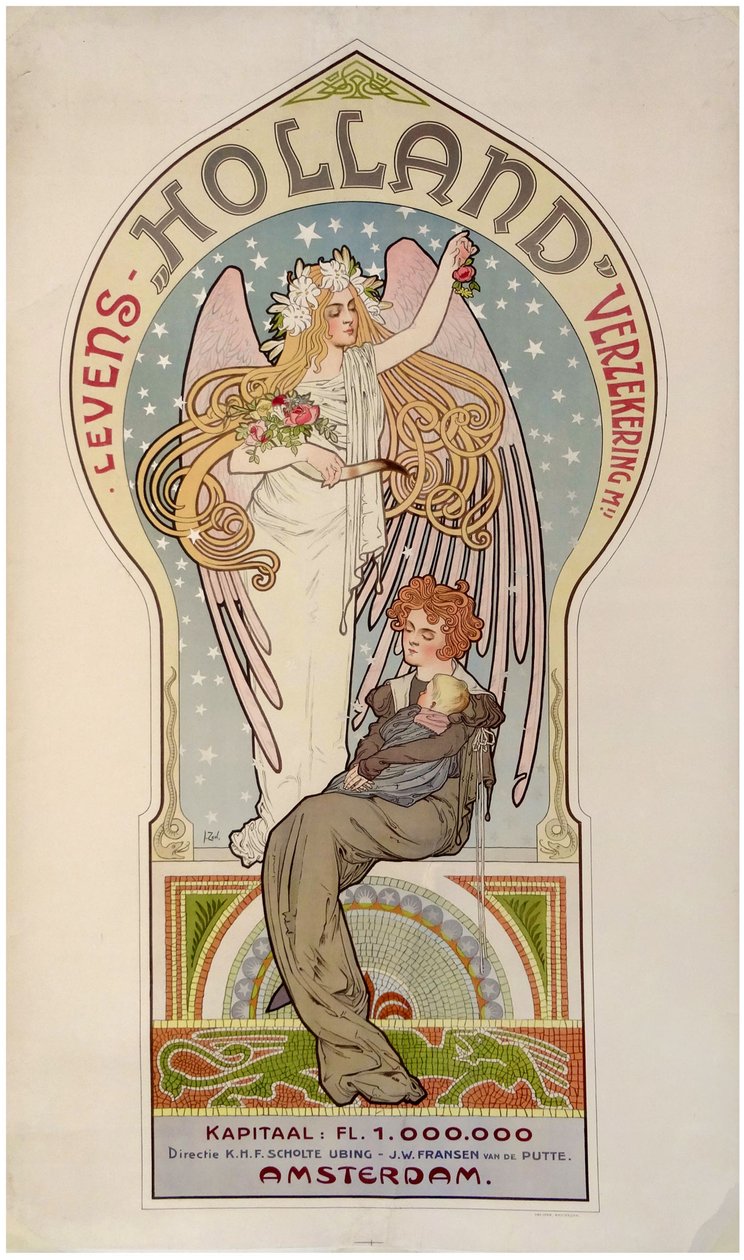 Seguro de Vida Holanda, c. 1910. de Jacques Zon