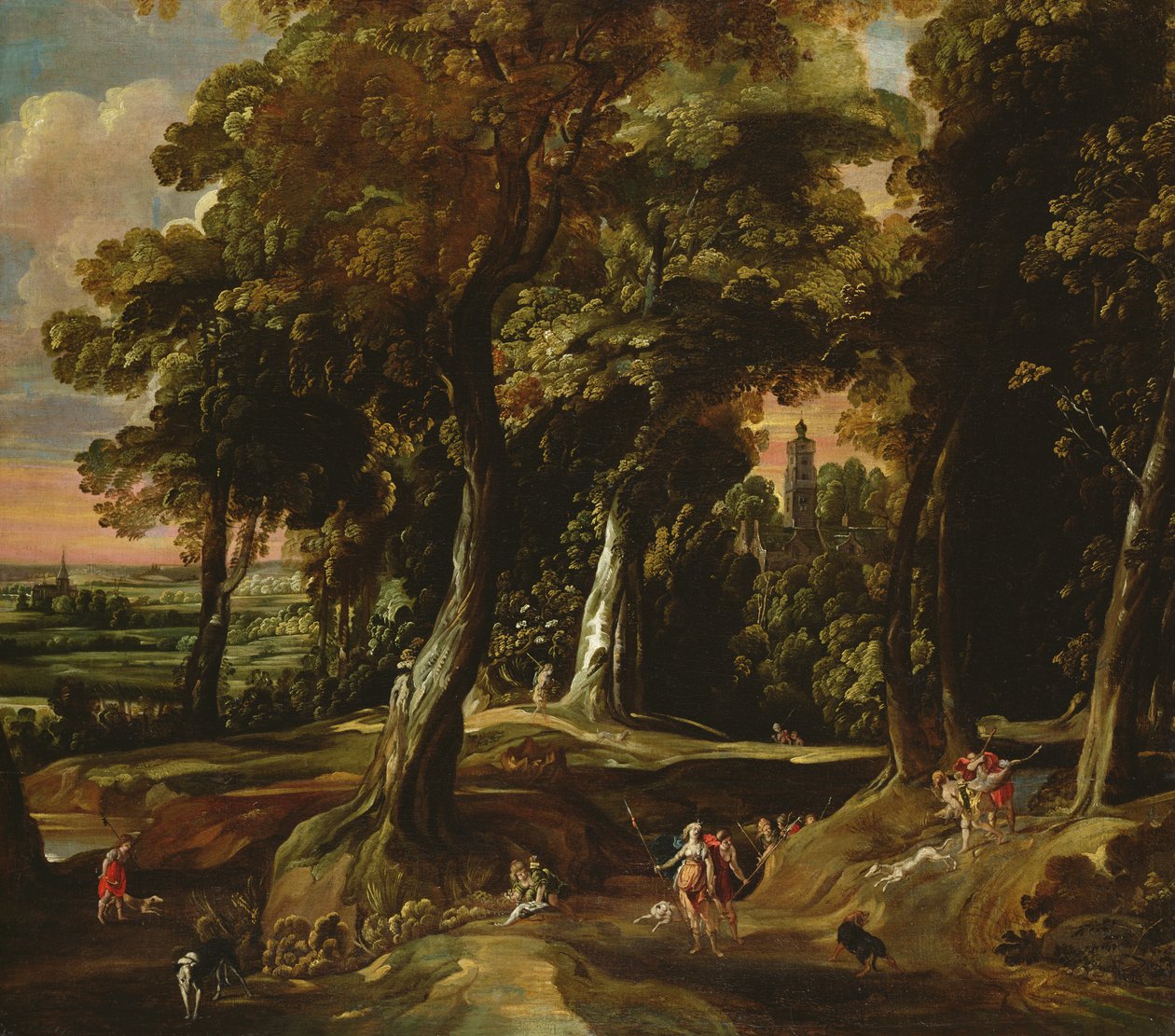 Diana a caçadora de Jacques d Arthois