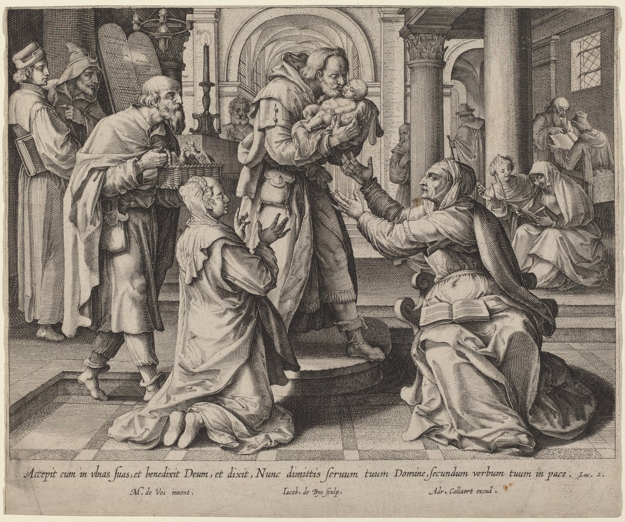 Apresentação no Templo de Jacques de Bie after Maarten