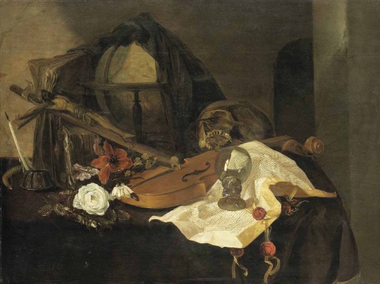 Vanitas Natureza Morta de Jacques de Claeuw