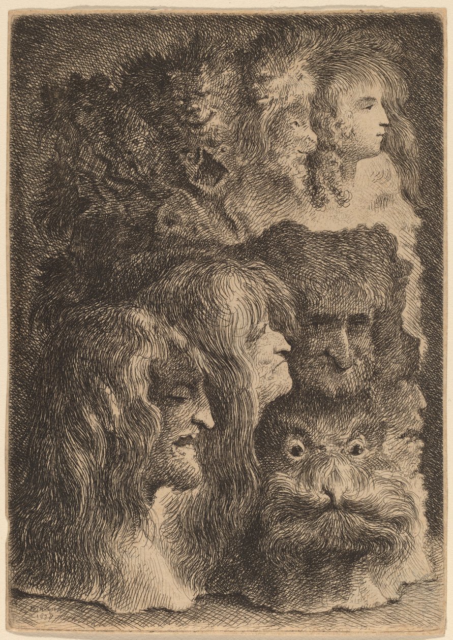Cabeças Fantásticas de Jacques de Gheyn III