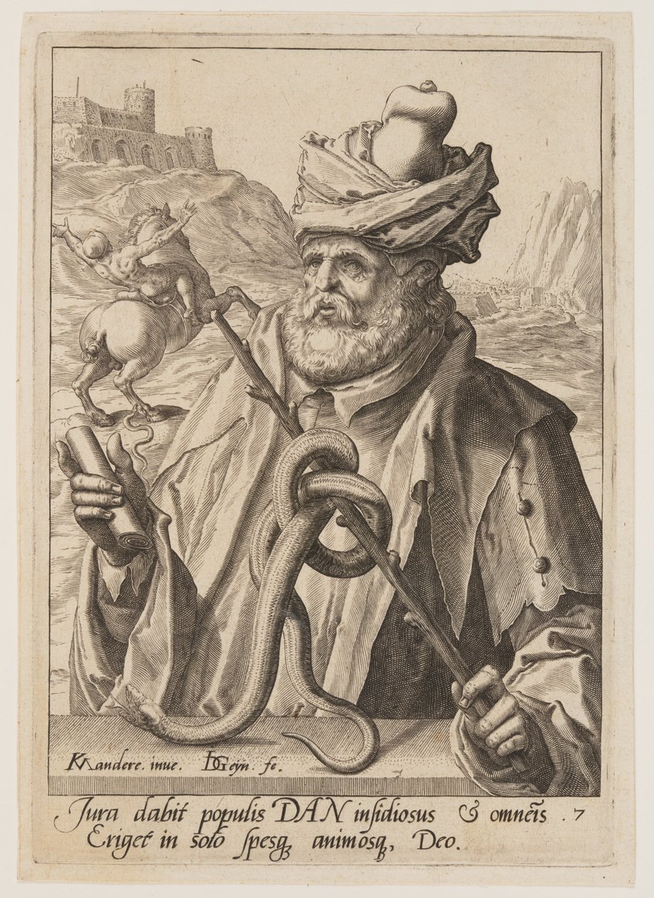 Dan, de Os Doze Filhos de Jacob de Jacques de Gheyn II