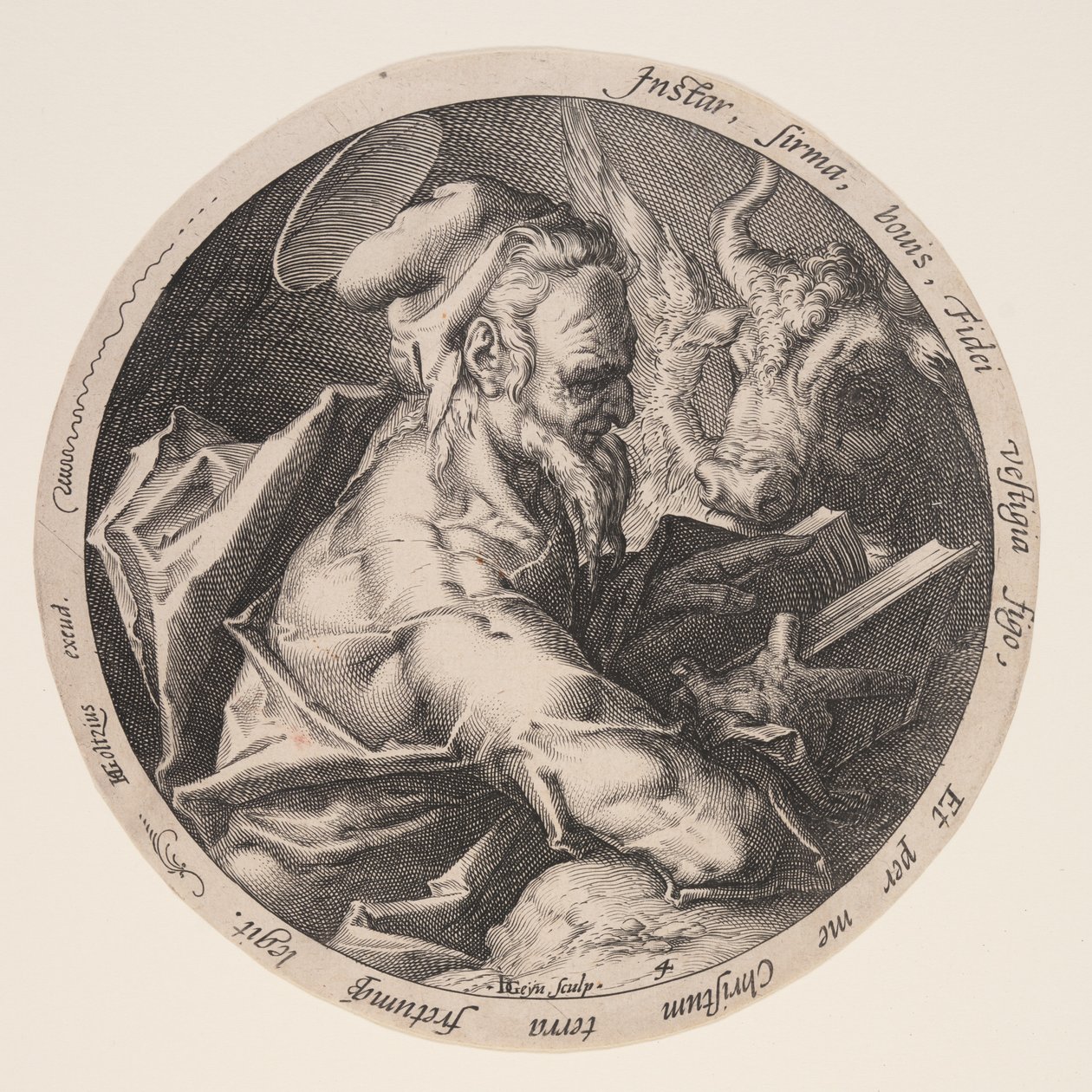 Lucas, de Os Evangelistas de Jacques de Gheyn II