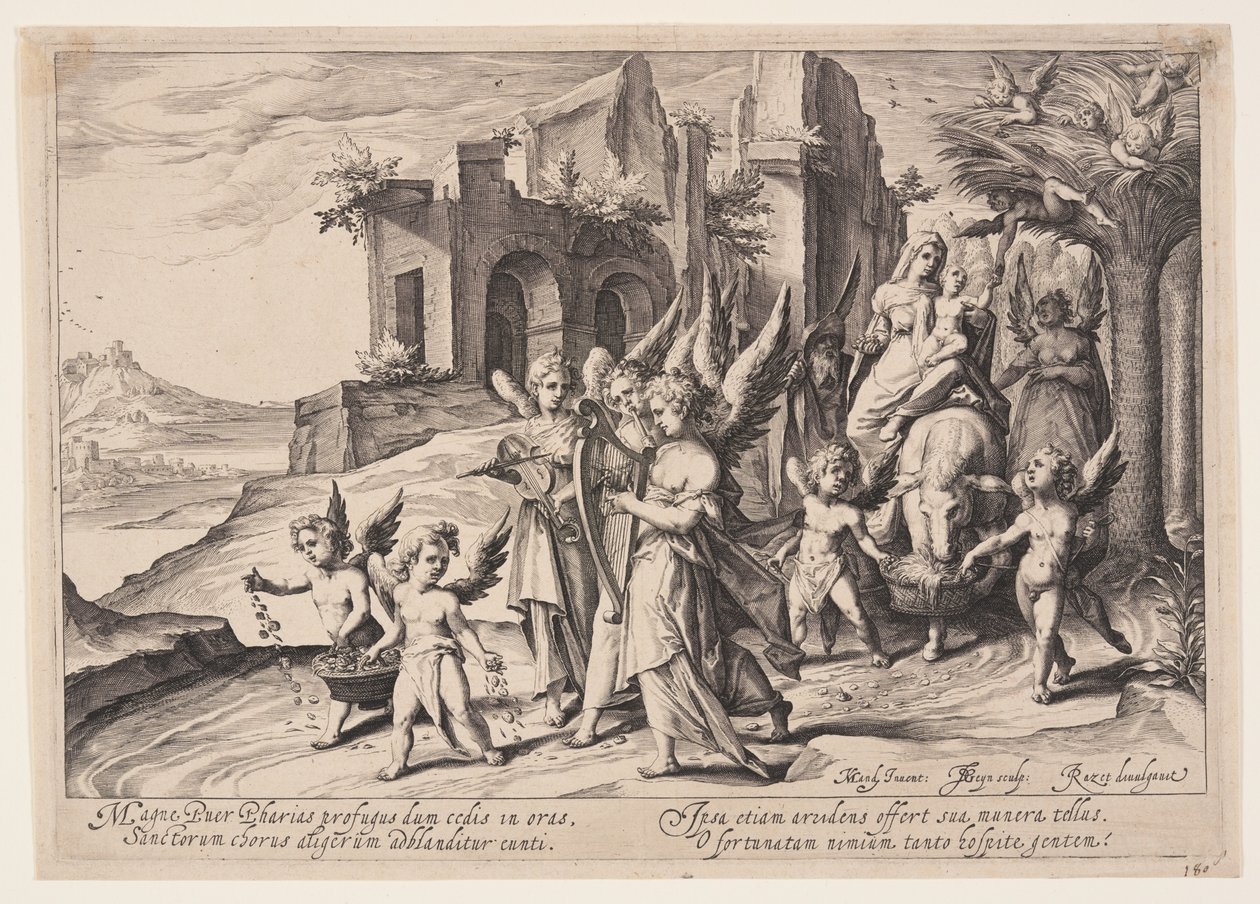 Regresso da fuga para o Egito de Jacques de Gheyn II