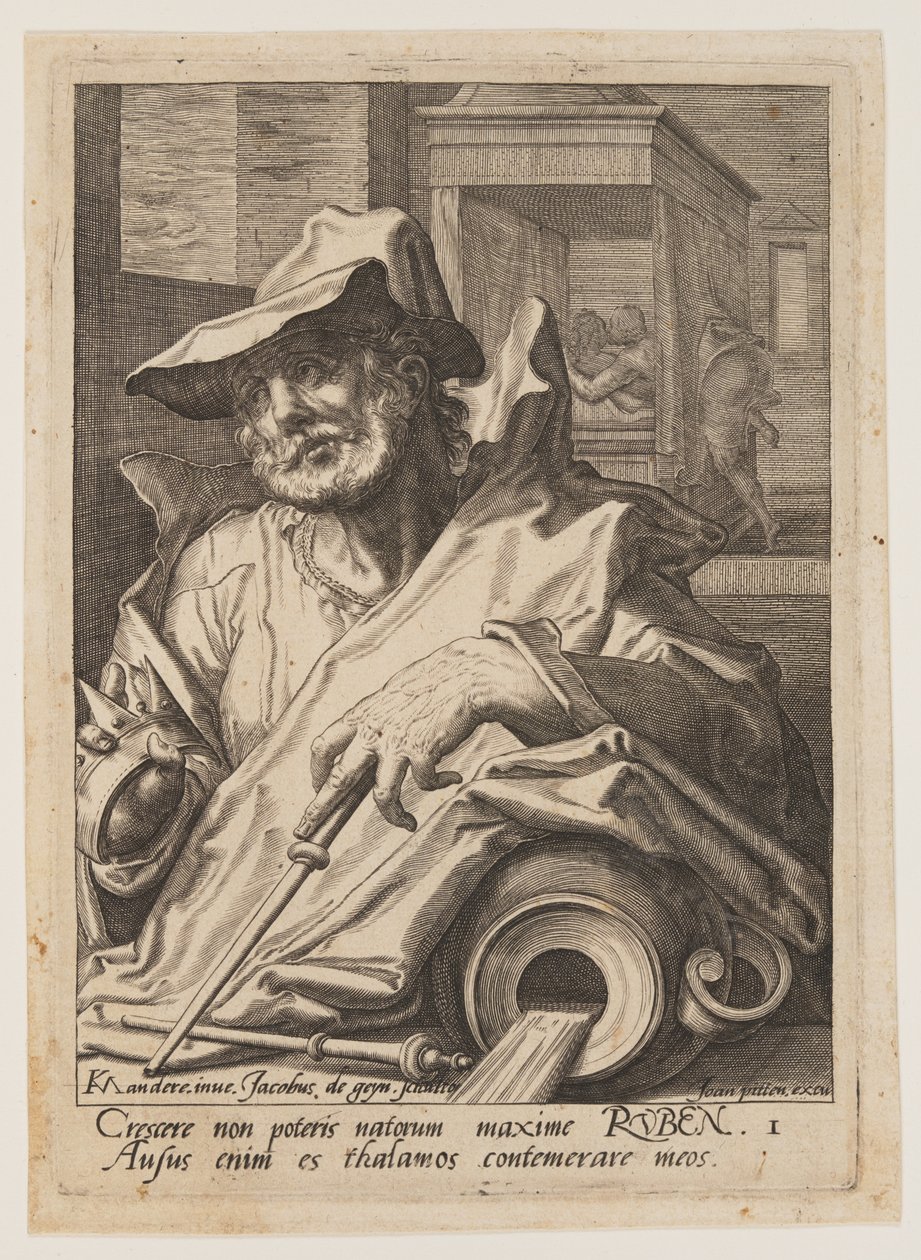Ruben, de Os Doze Filhos de Jacob de Jacques de Gheyn II
