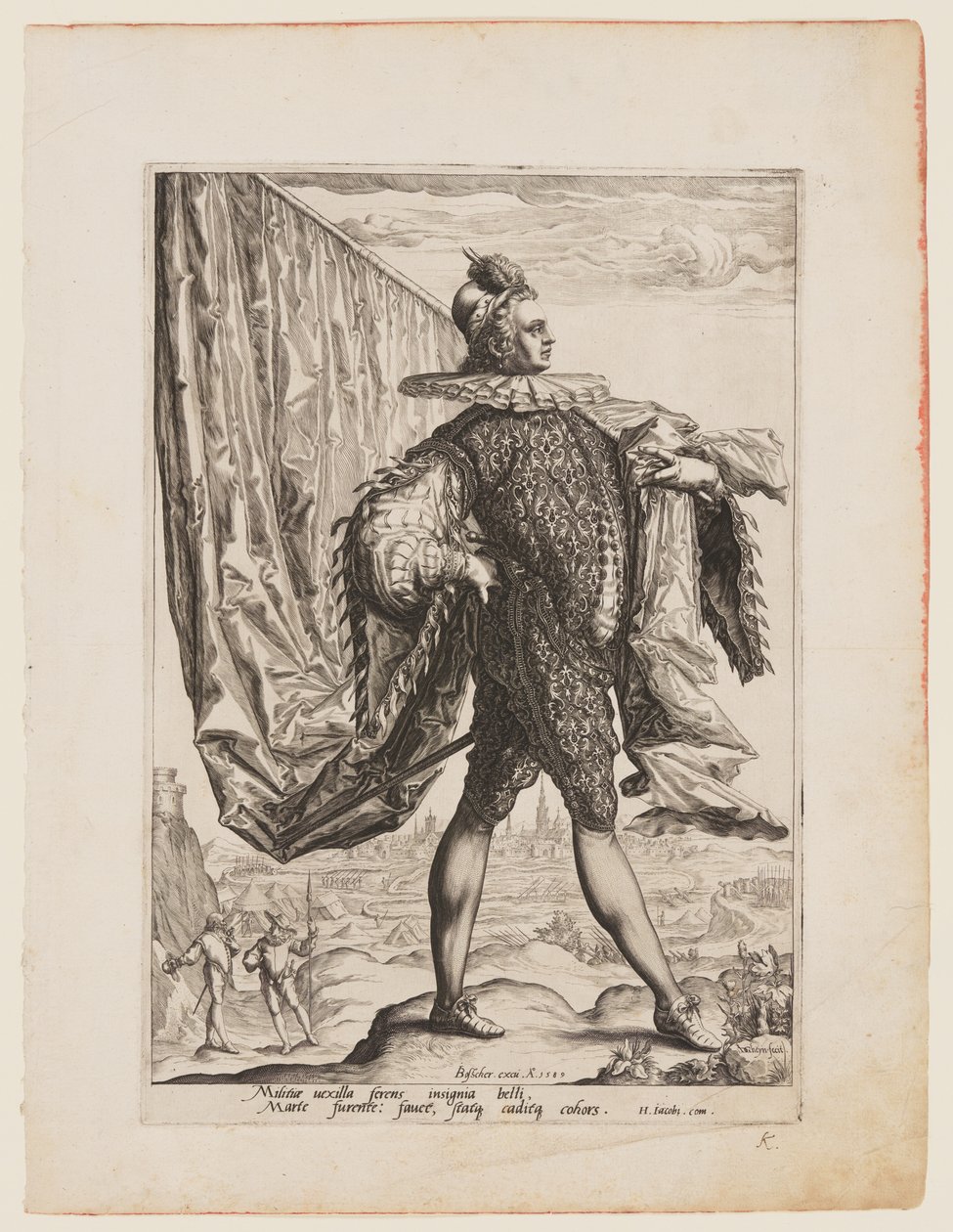 Porta-estandarte de Jacques de Gheyn II