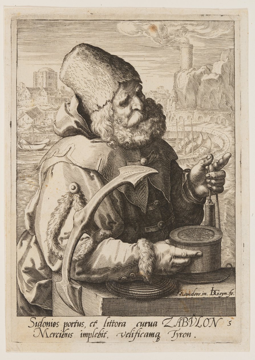 Zebulon, de Os Doze Filhos de Jacob de Jacques de Gheyn II