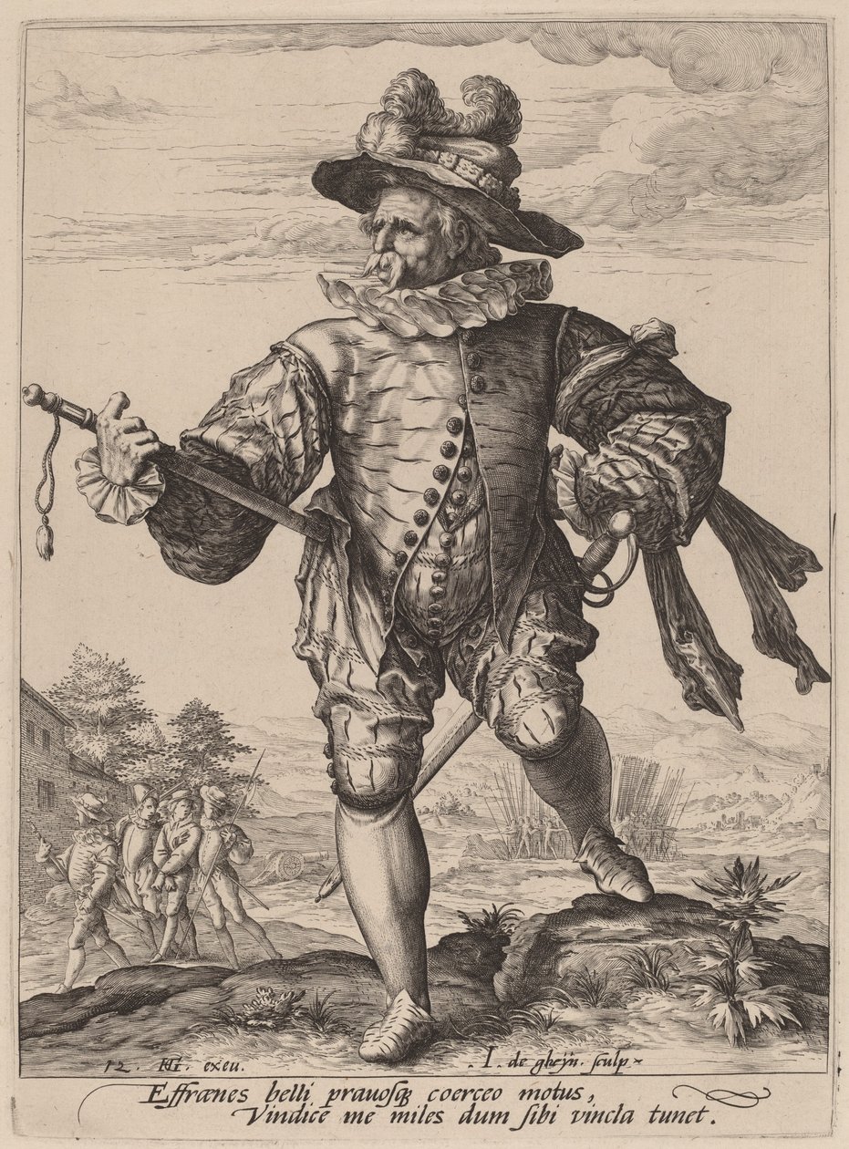 Reitor de Jacques de Gheyn II after Hendrik Goltzius