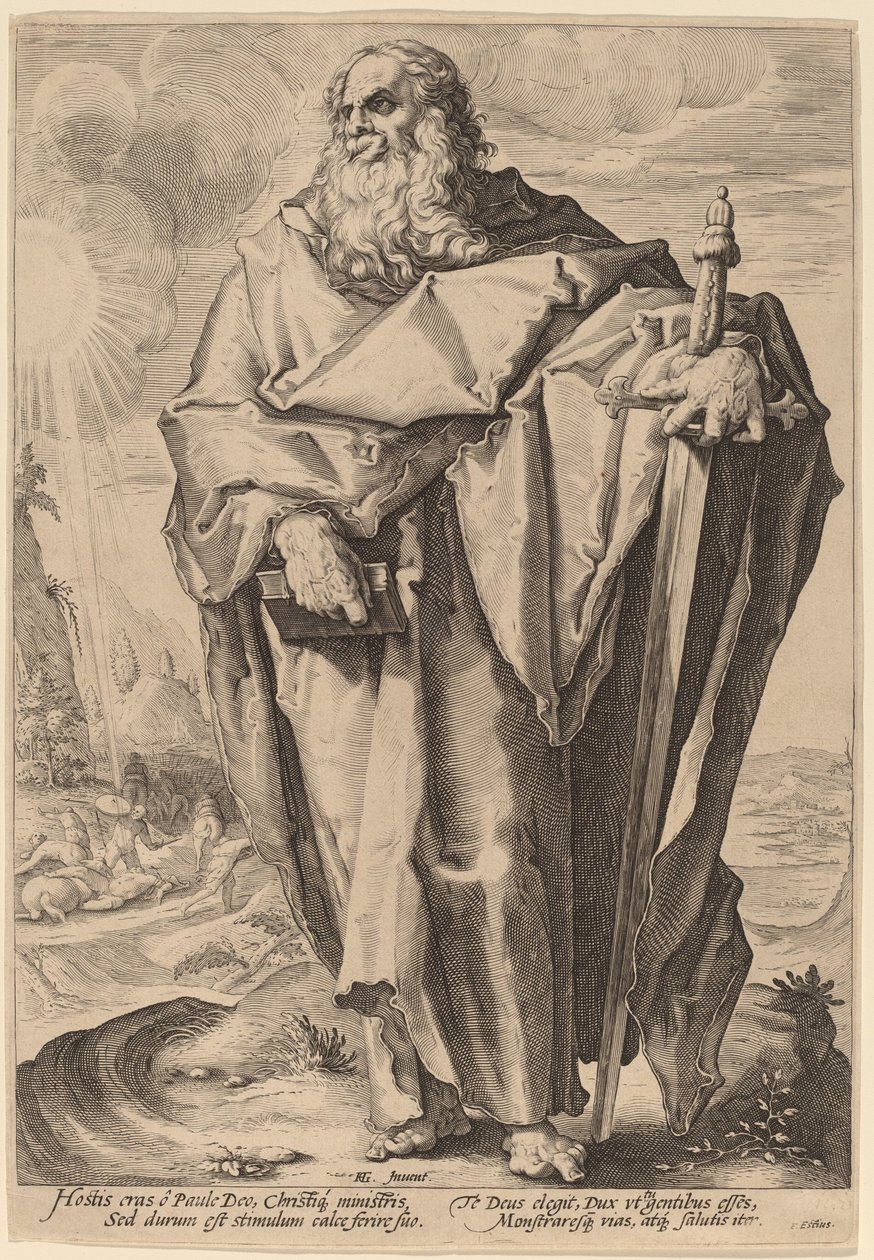 São Paulo de Jacques de Gheyn II, after Hendrik Goltzius