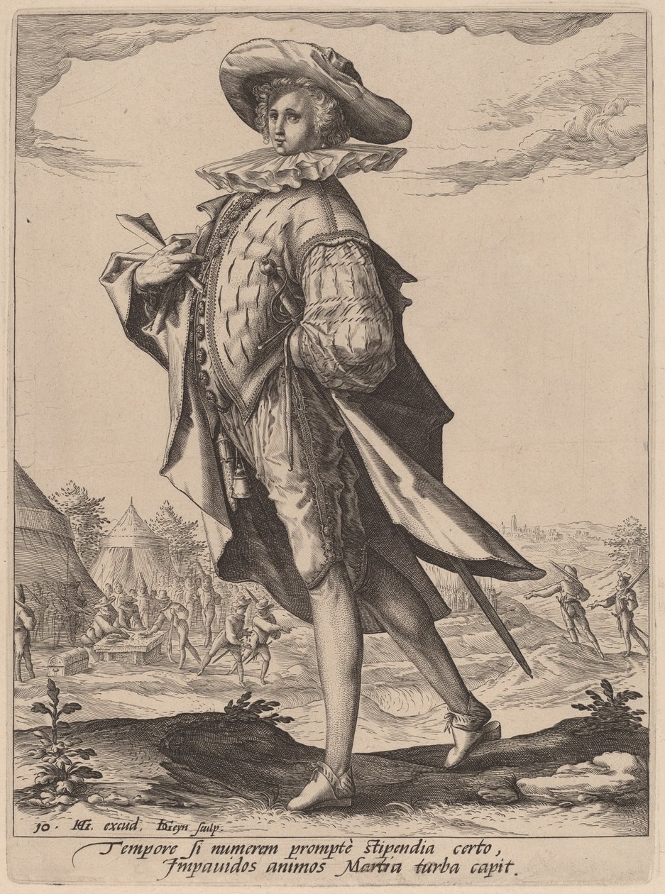 Tesoureiro de Jacques de Gheyn II after Hendrik Goltzius