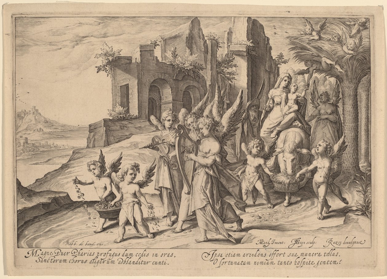 Retorno da fuga para o Egito de Jacques de Gheyn II, after Karel van Mander I