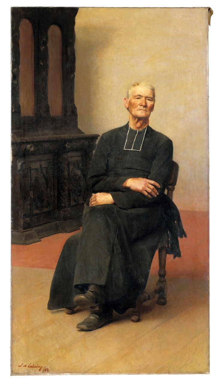 Retrato de um Velho Sacerdote de Jacques de Lalaing