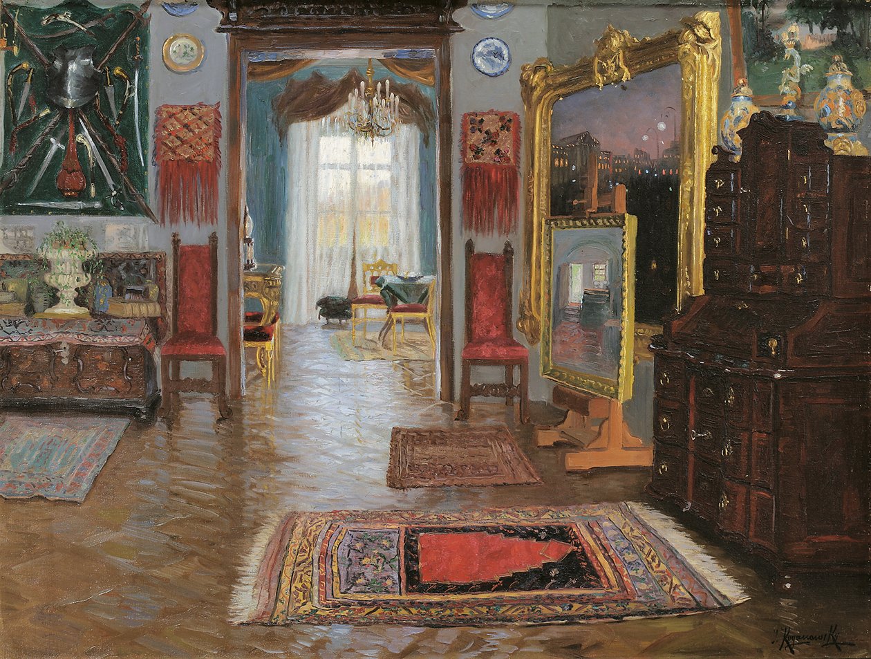 Salon des KunstlersnInglês: Os artistas Salonn de Jakob Koganowsky