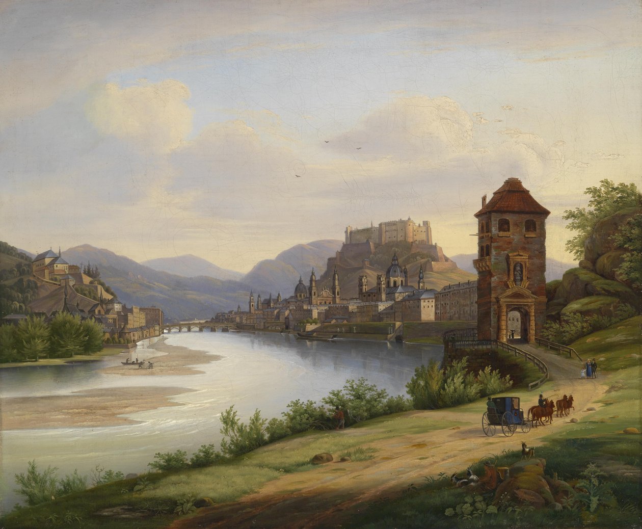 Vista, de, salzburg de Jakob Roedler