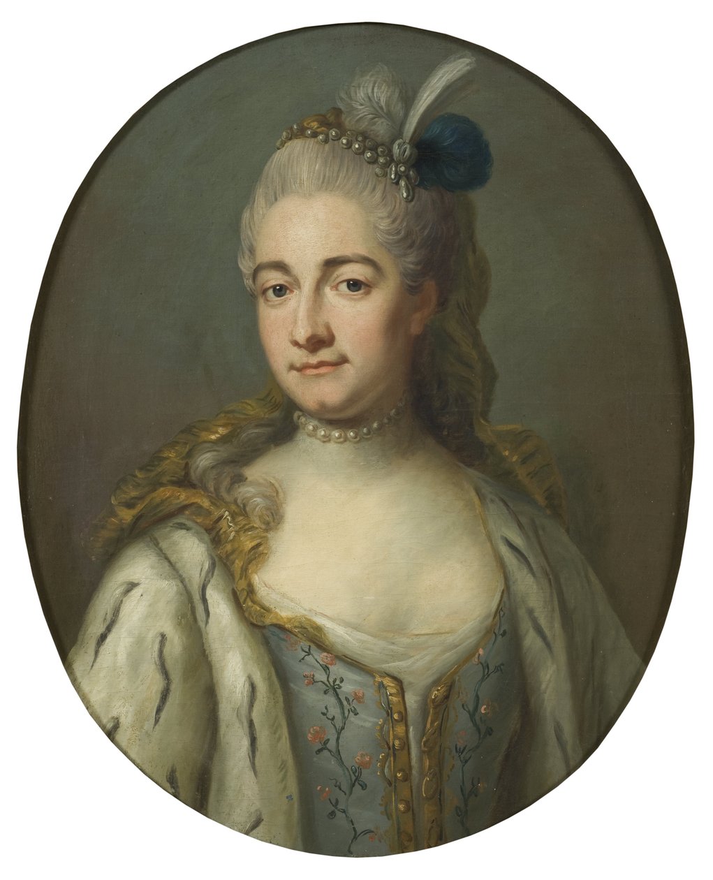 Condessa Hedwig Catharina von Fersen, nascida Hedwig Catherine de La Gardie - Retrato da Condessa Hedwig Catharina de la Gardie (1695-1745), nascida Lillie, por Bjoerk, Jakob (1726-1793). Óleo sobre tela. Dimensões: 68x55cm. Museu Nacional Estocolmo de Jakob Björk