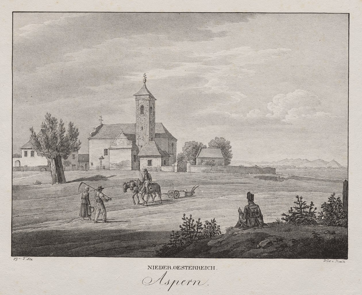 Baixa Áustria, Aspern de Jakob Alt
